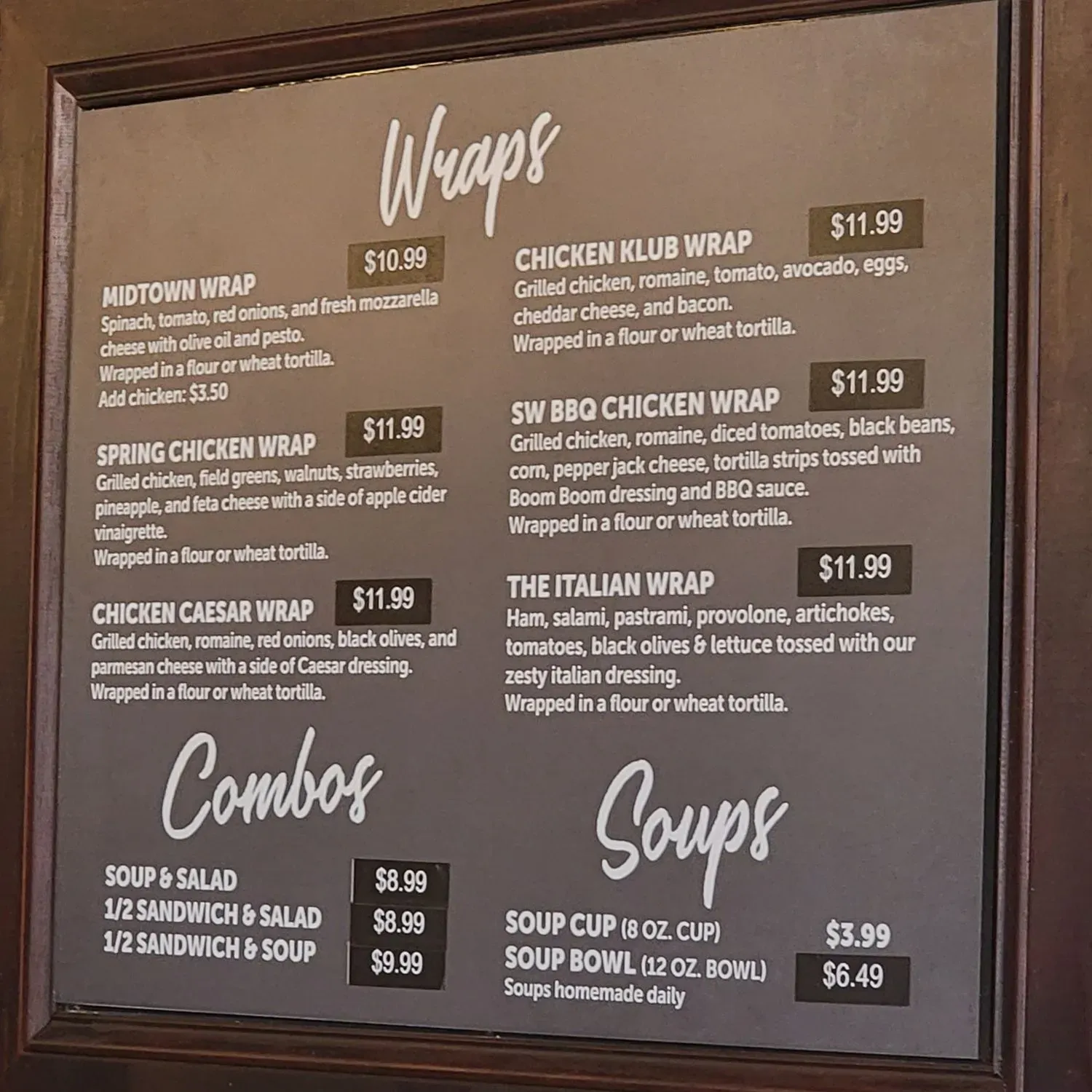 Menu 3