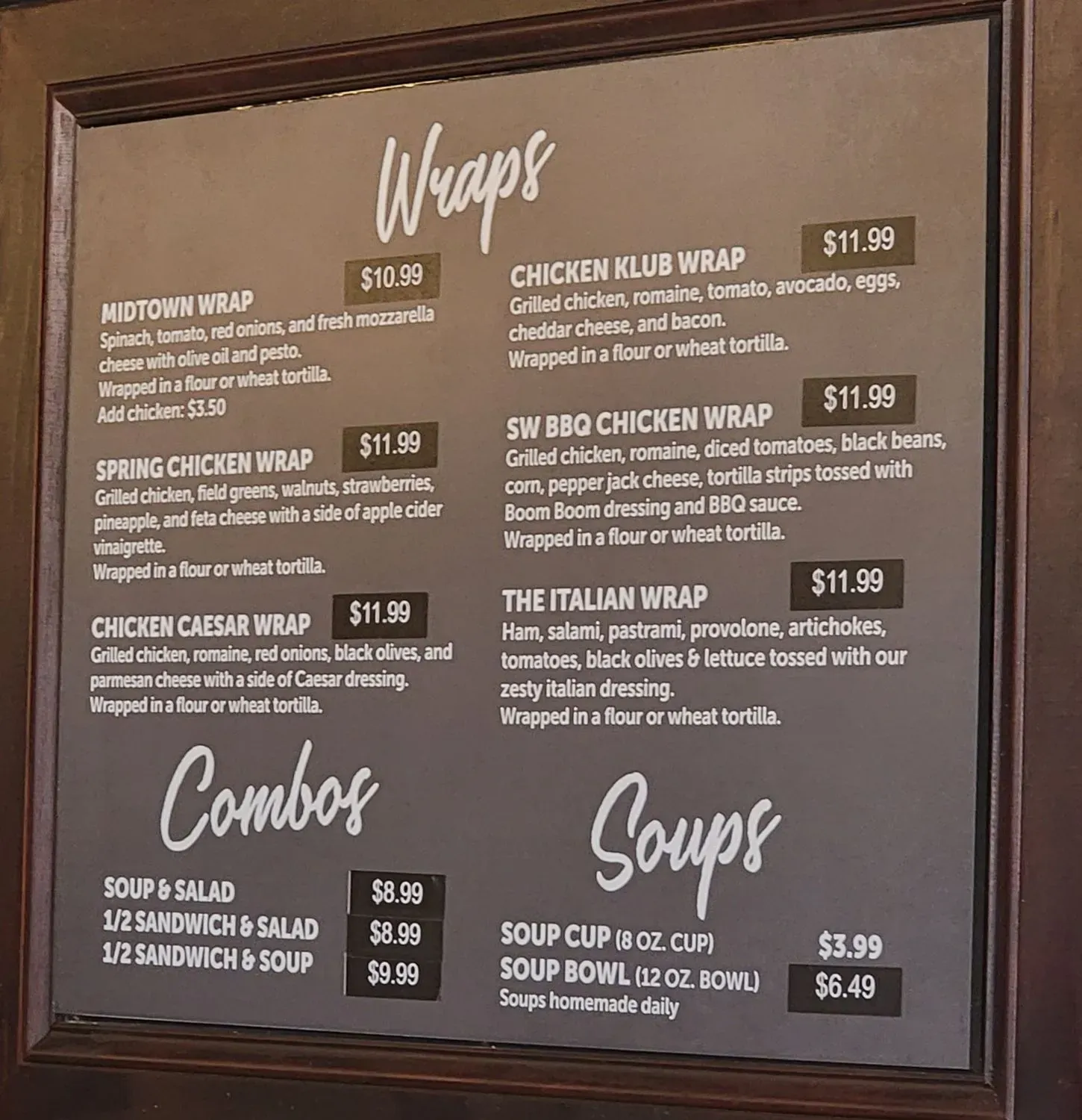 Menu 3