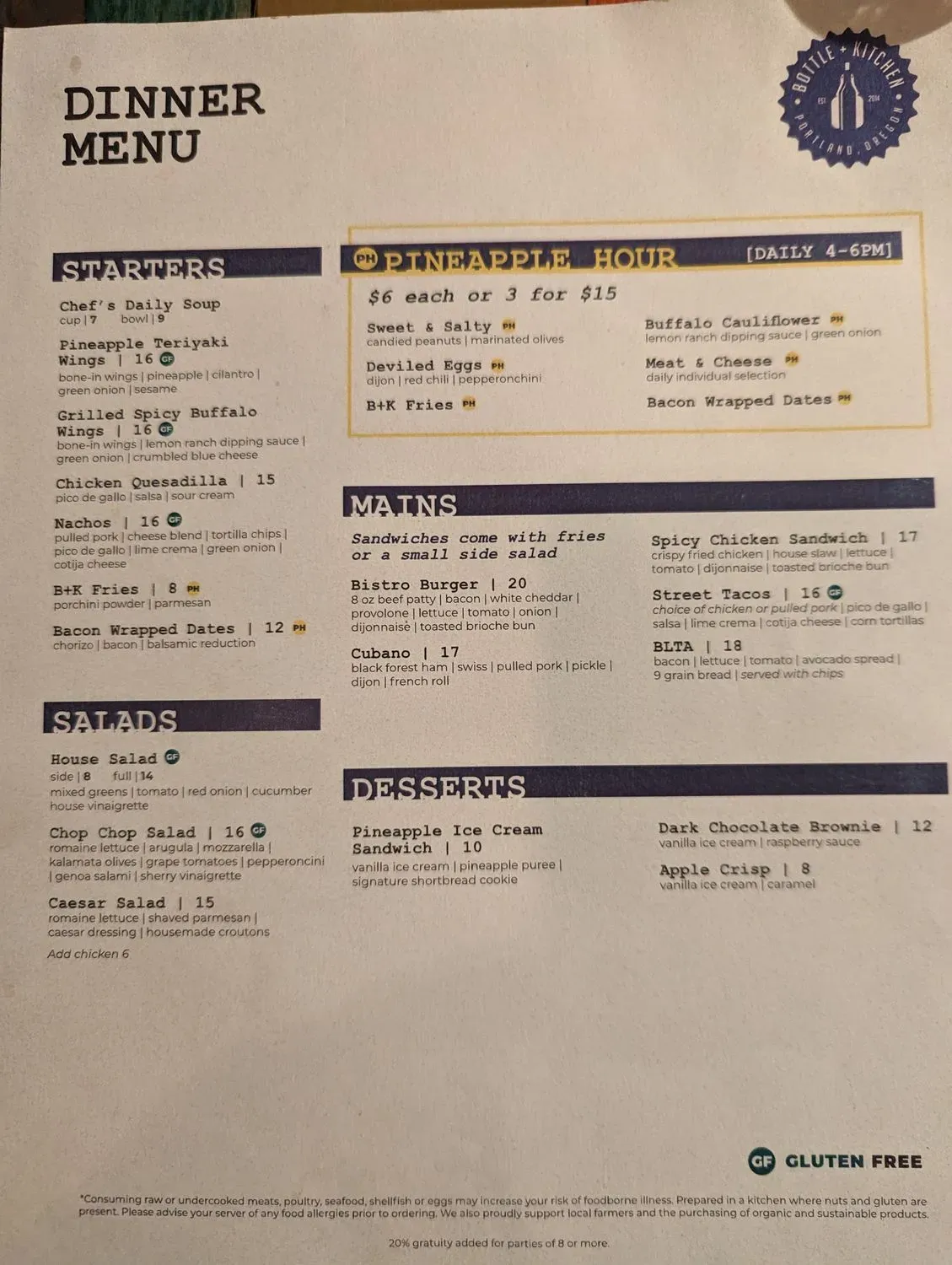 Menu 4