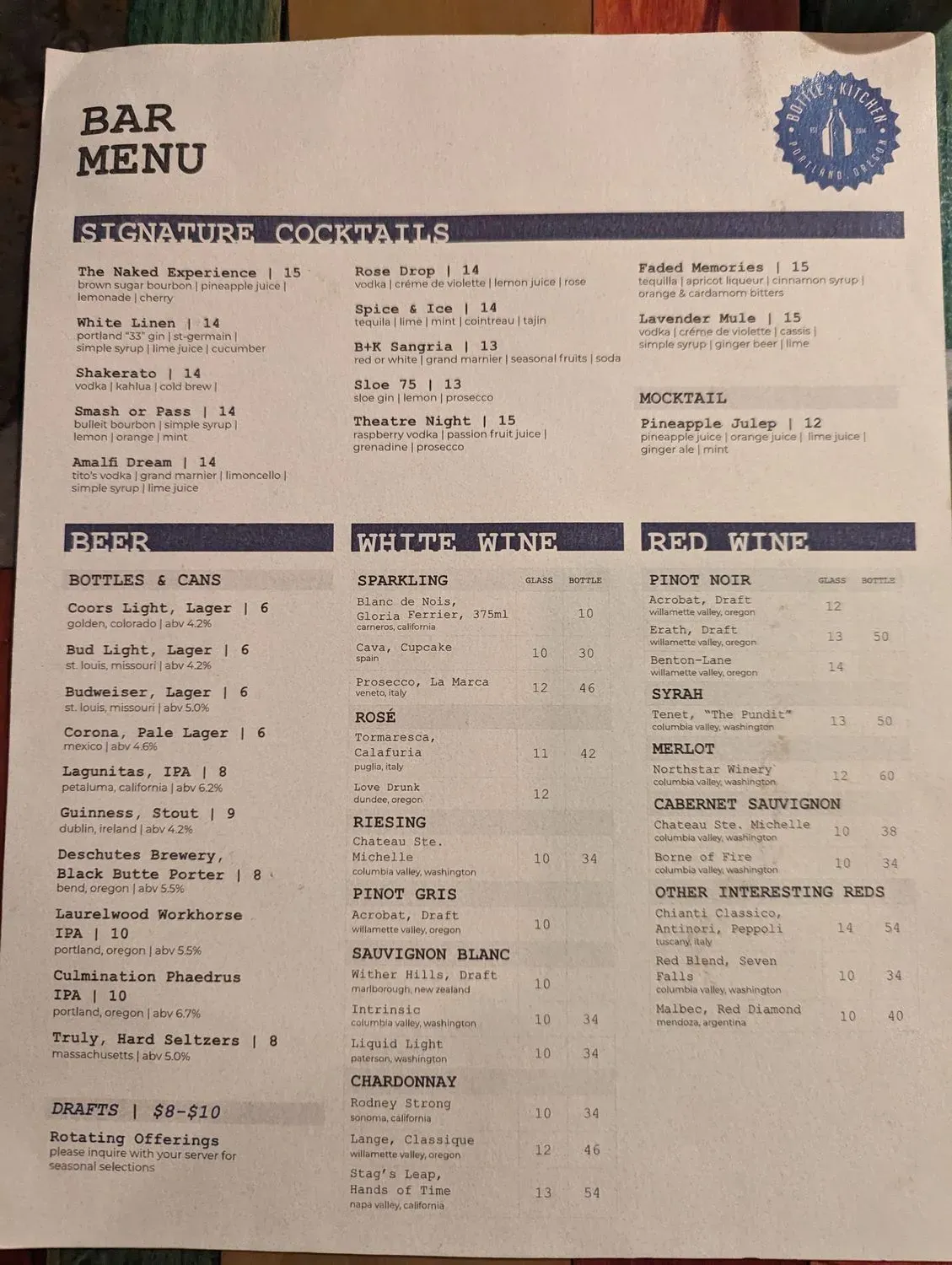 Menu 2