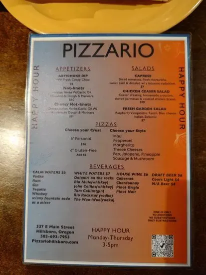 Menu 6