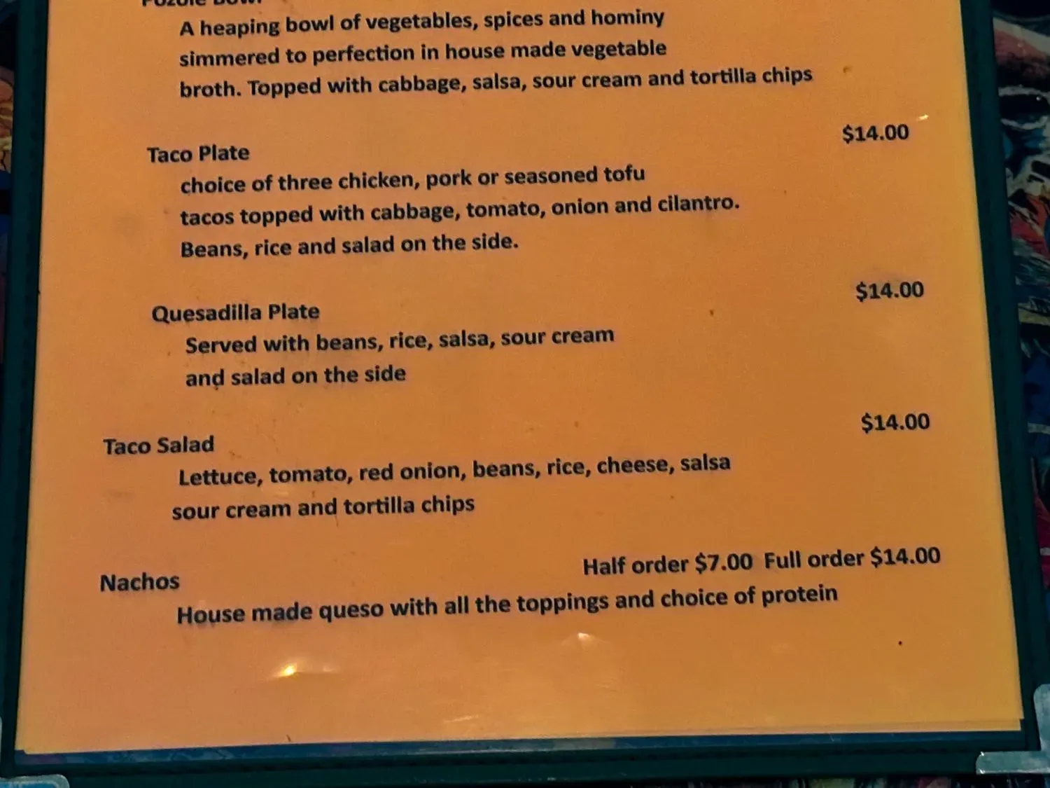 Menu 4