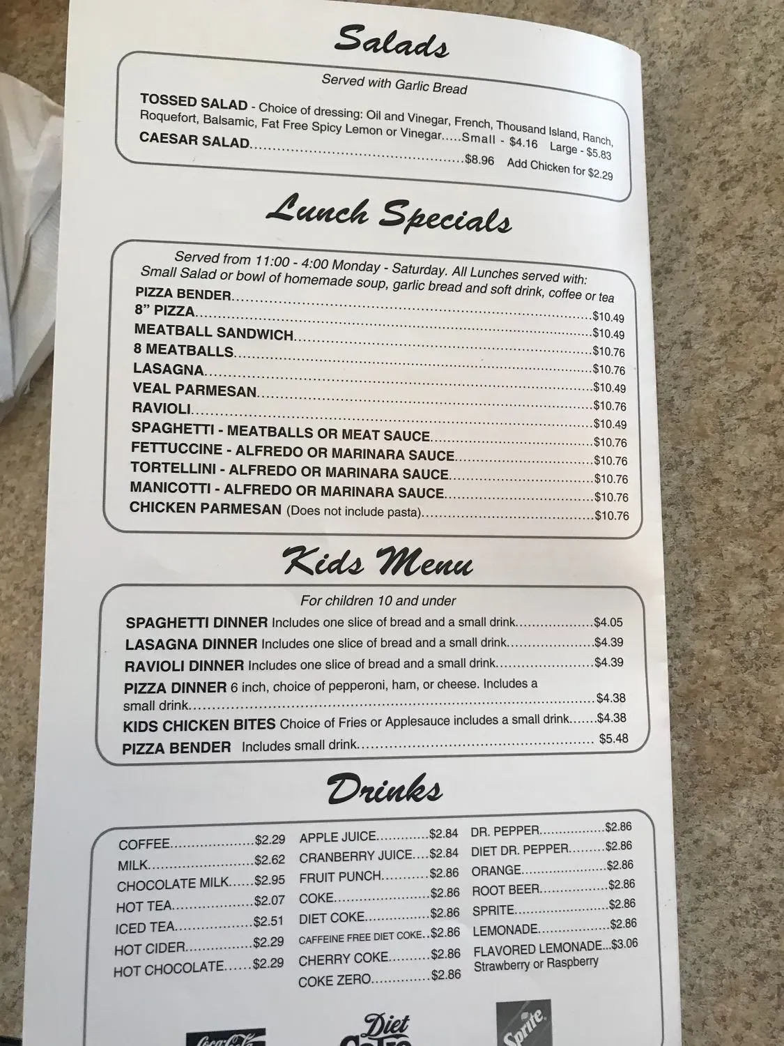 Menu 3