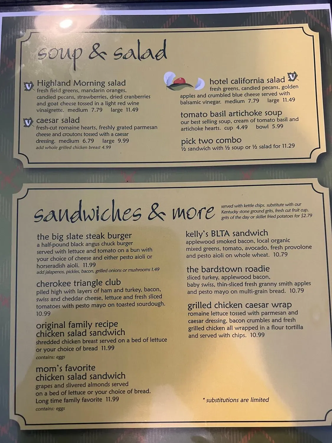 Menu 4