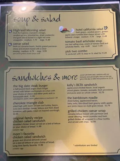 Menu 4