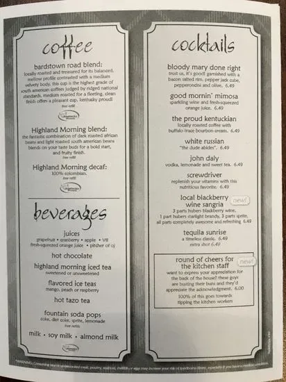 Menu 2