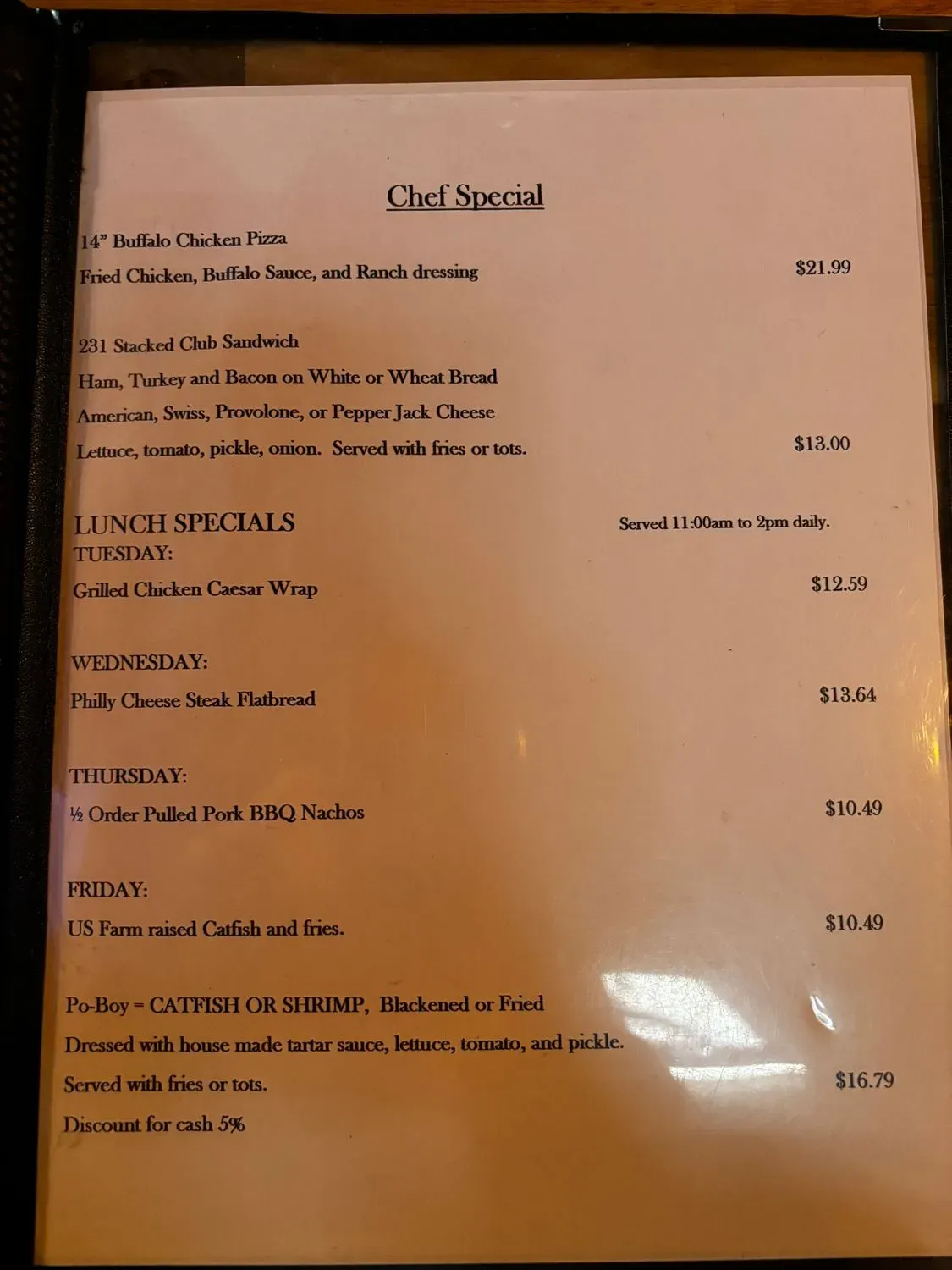 Menu 6