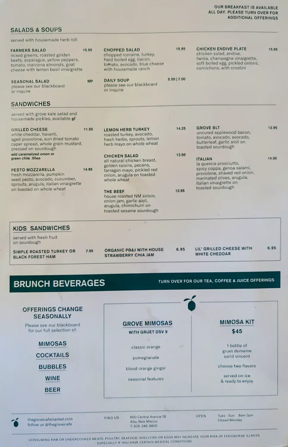 Menu 4