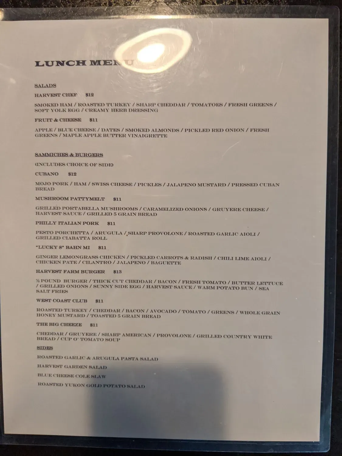 Menu 2