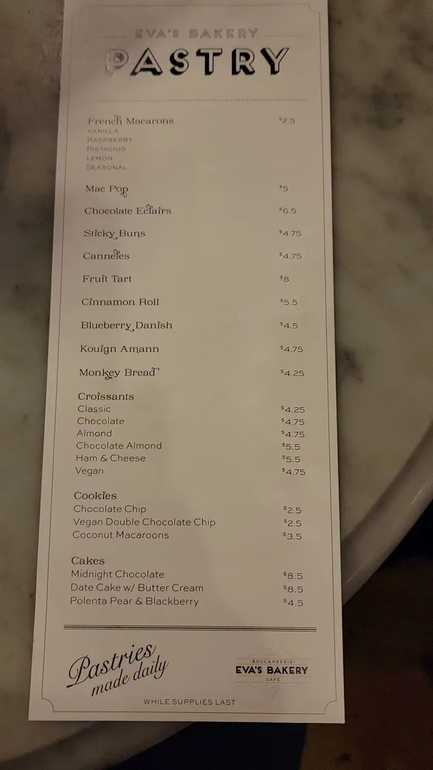 Menu 2