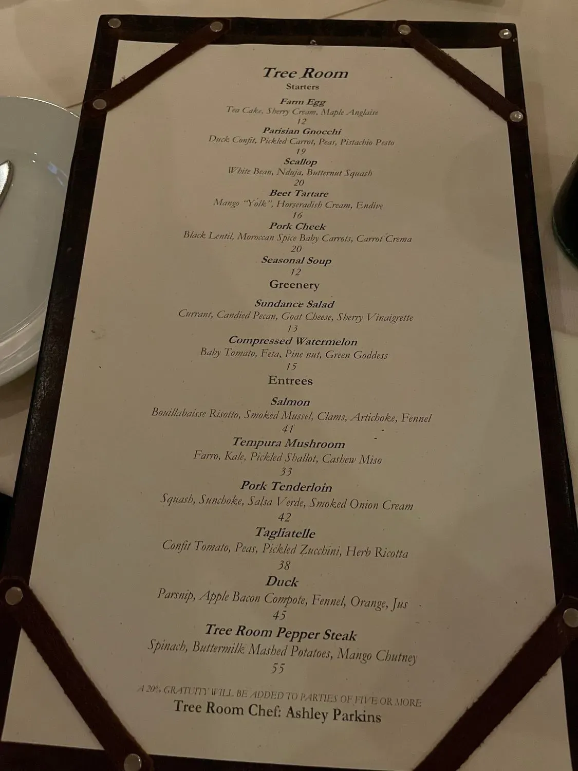 Menu 6