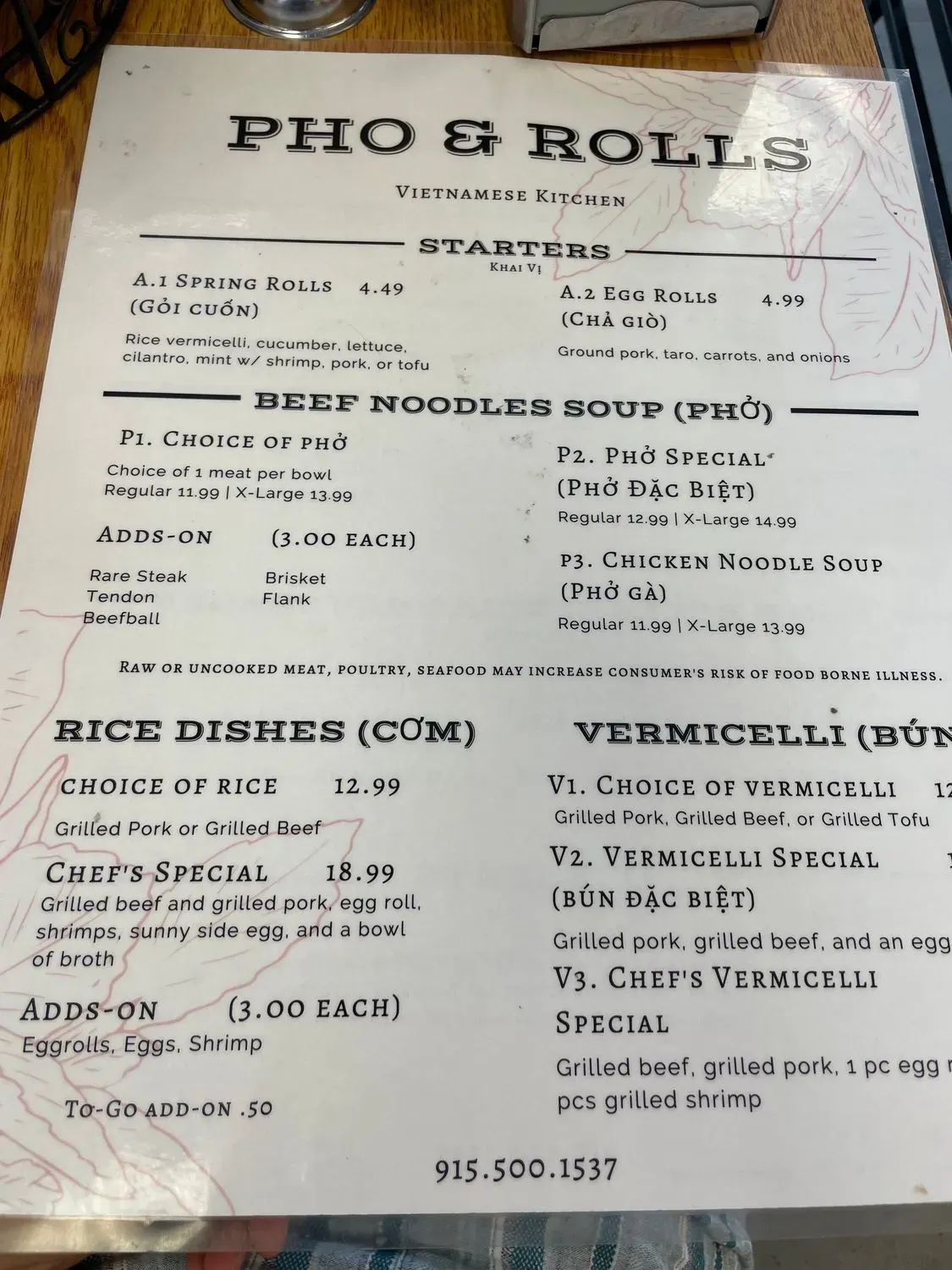 Menu 5