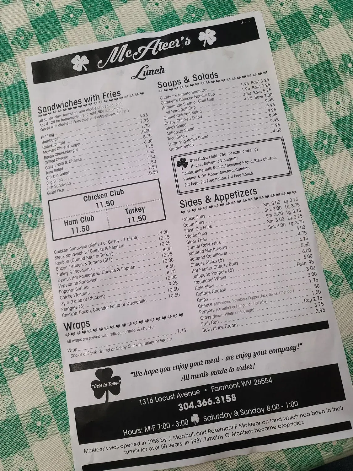 Menu 3