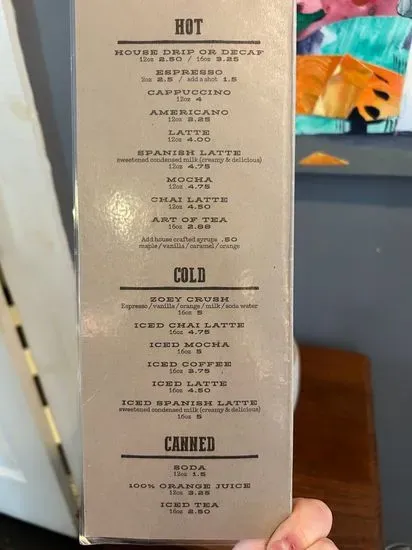 Menu 2