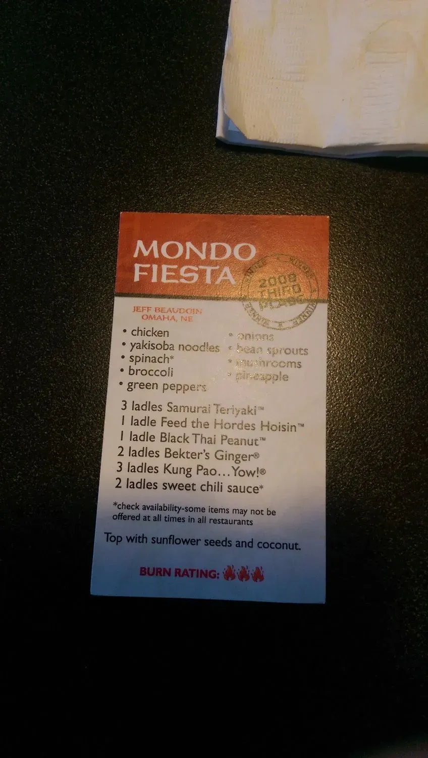 Menu 2