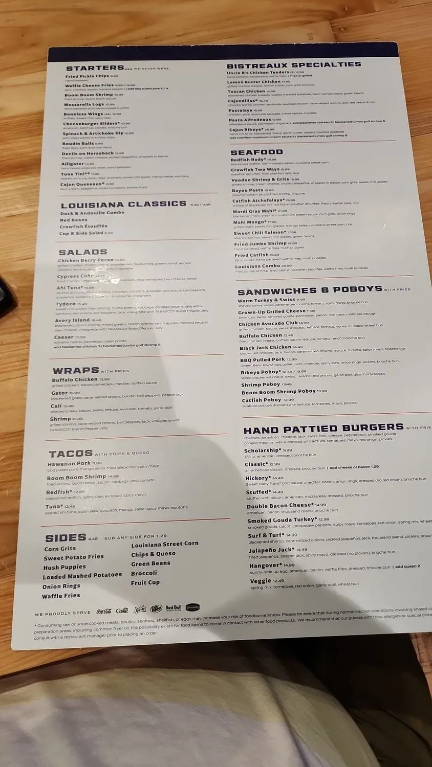 Menu 6