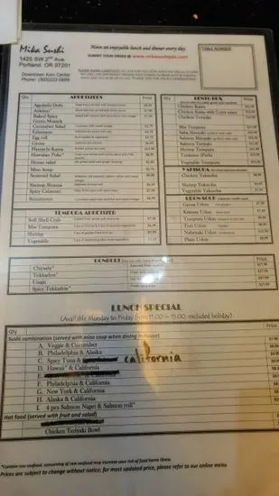 Menu 4