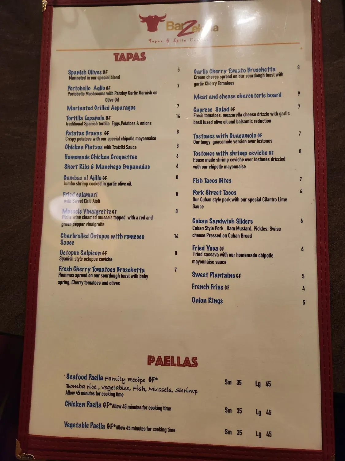 Menu 5