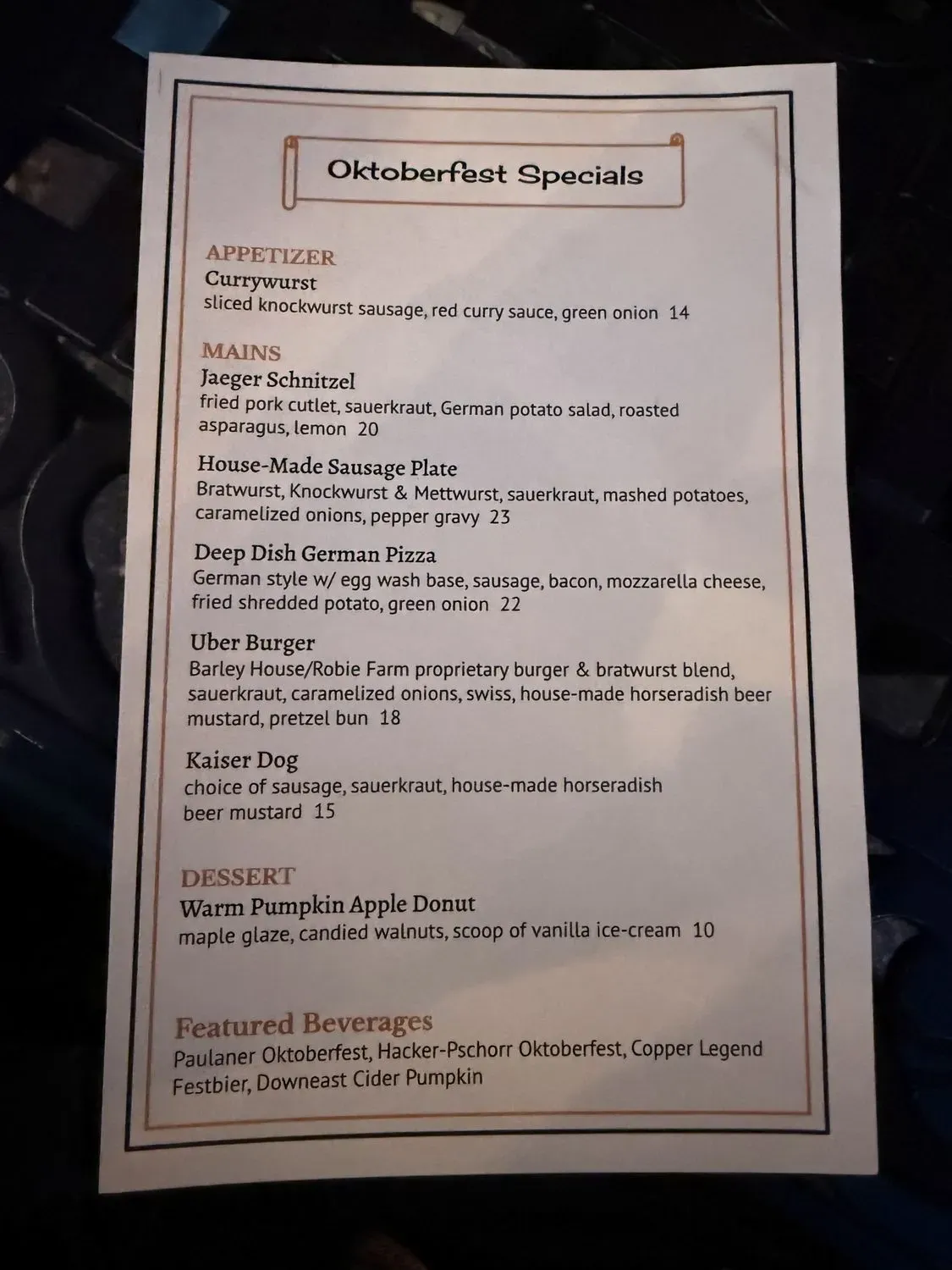 Menu 6