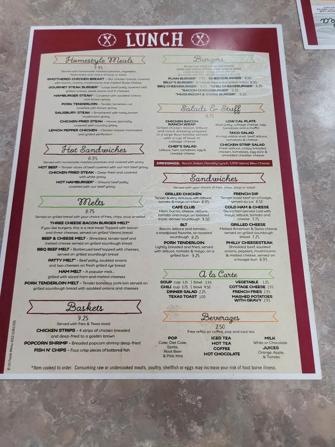 Menu 4