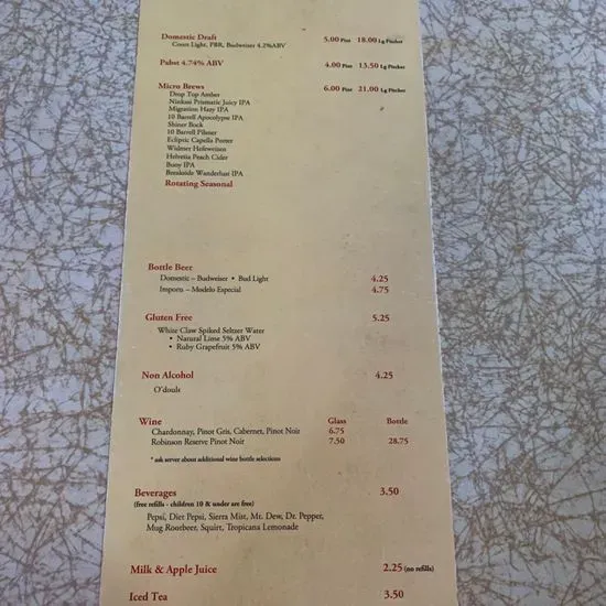 Menu 2