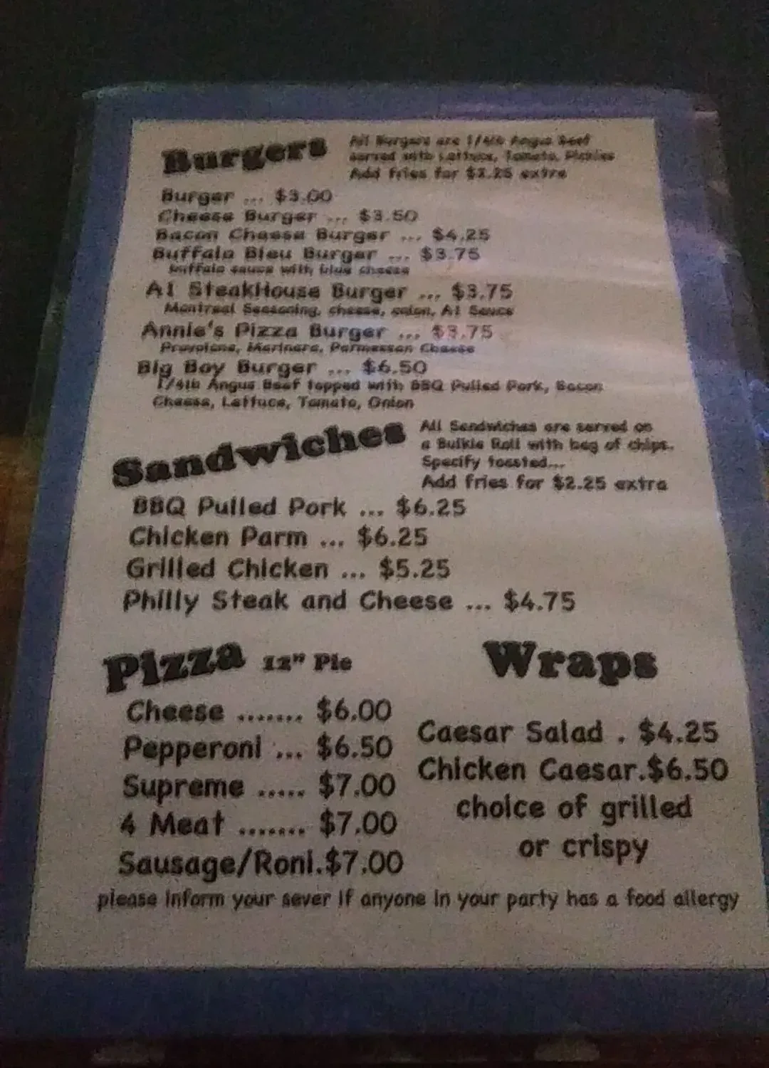 Menu 2