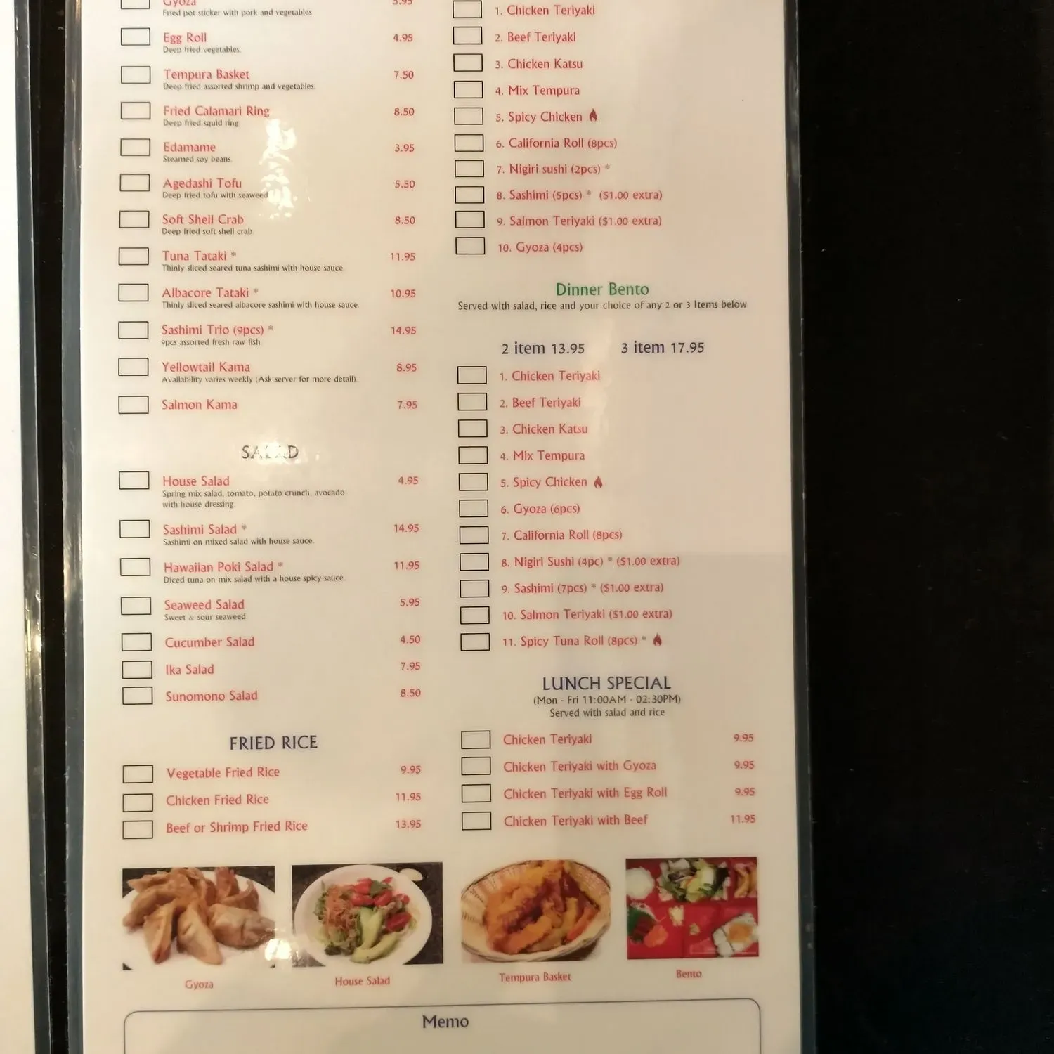 Menu 3