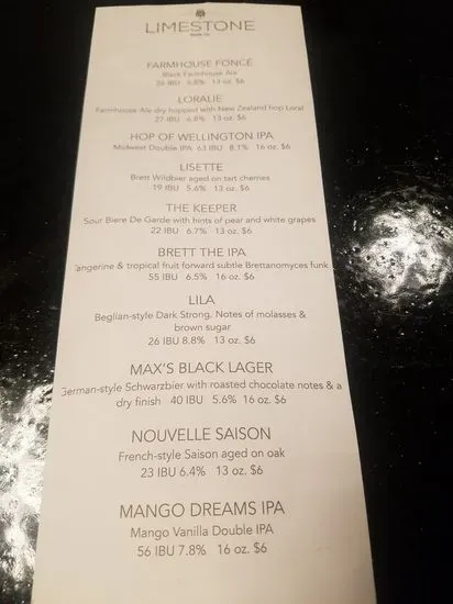 Menu 6