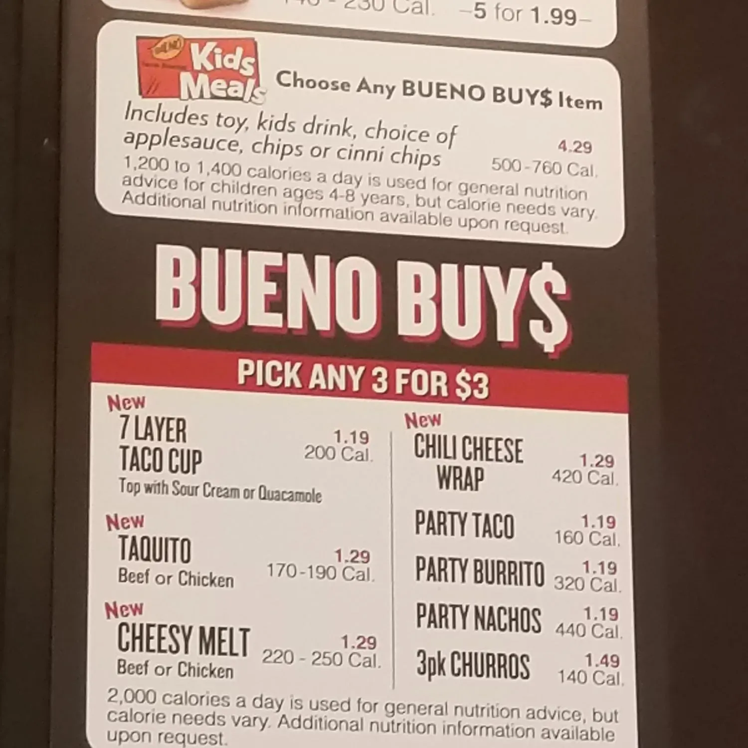 Menu 3