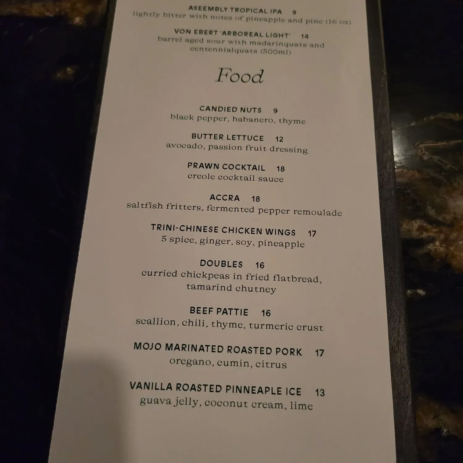 Menu 3