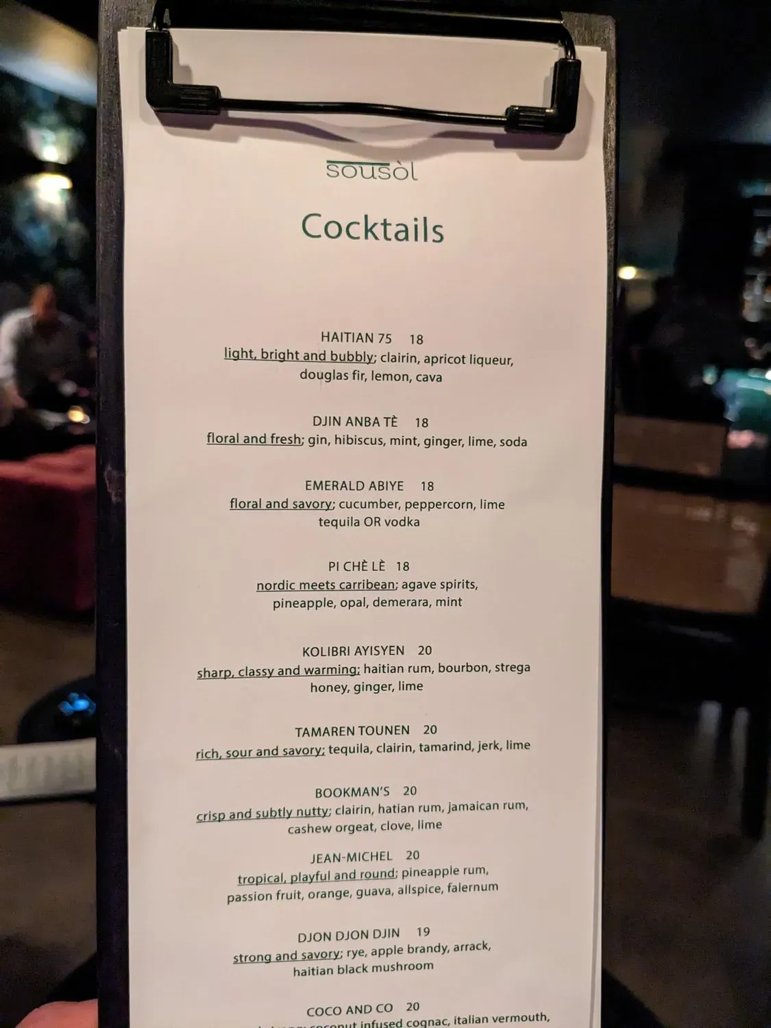 Menu 6