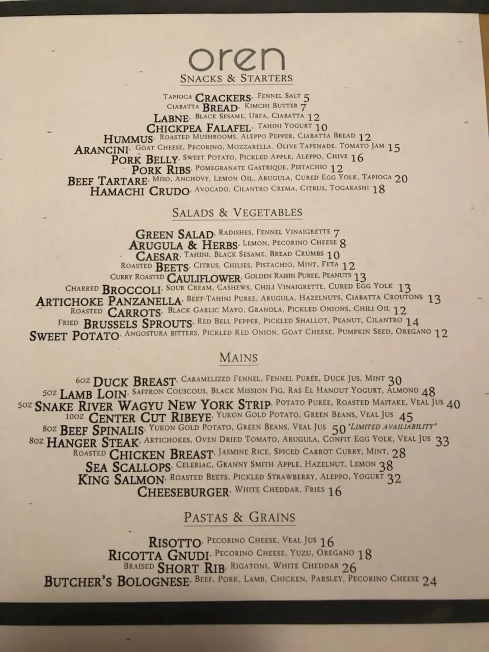 Menu 3