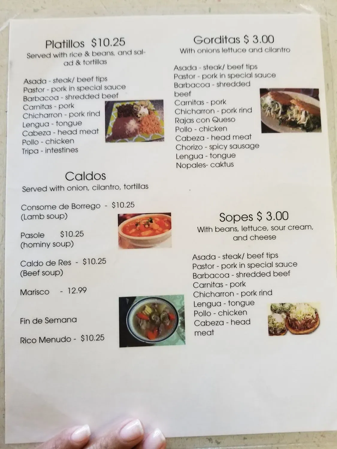 Menu 2