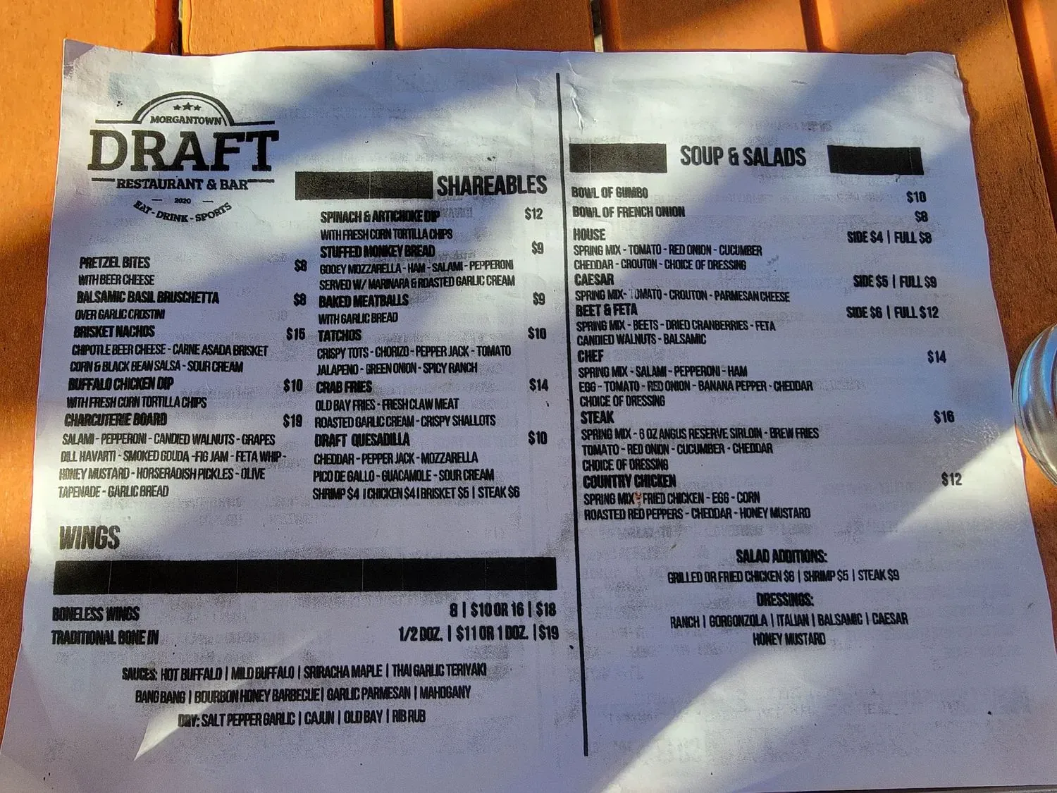 Menu 6