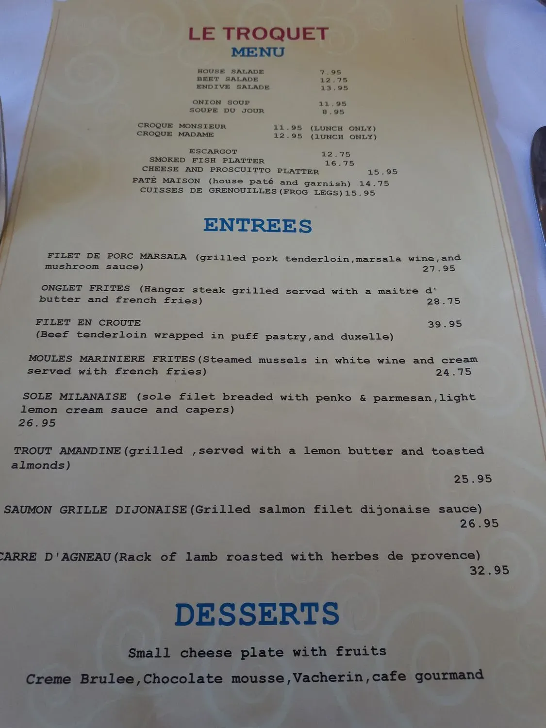 Menu 4