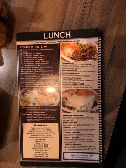 Menu 2