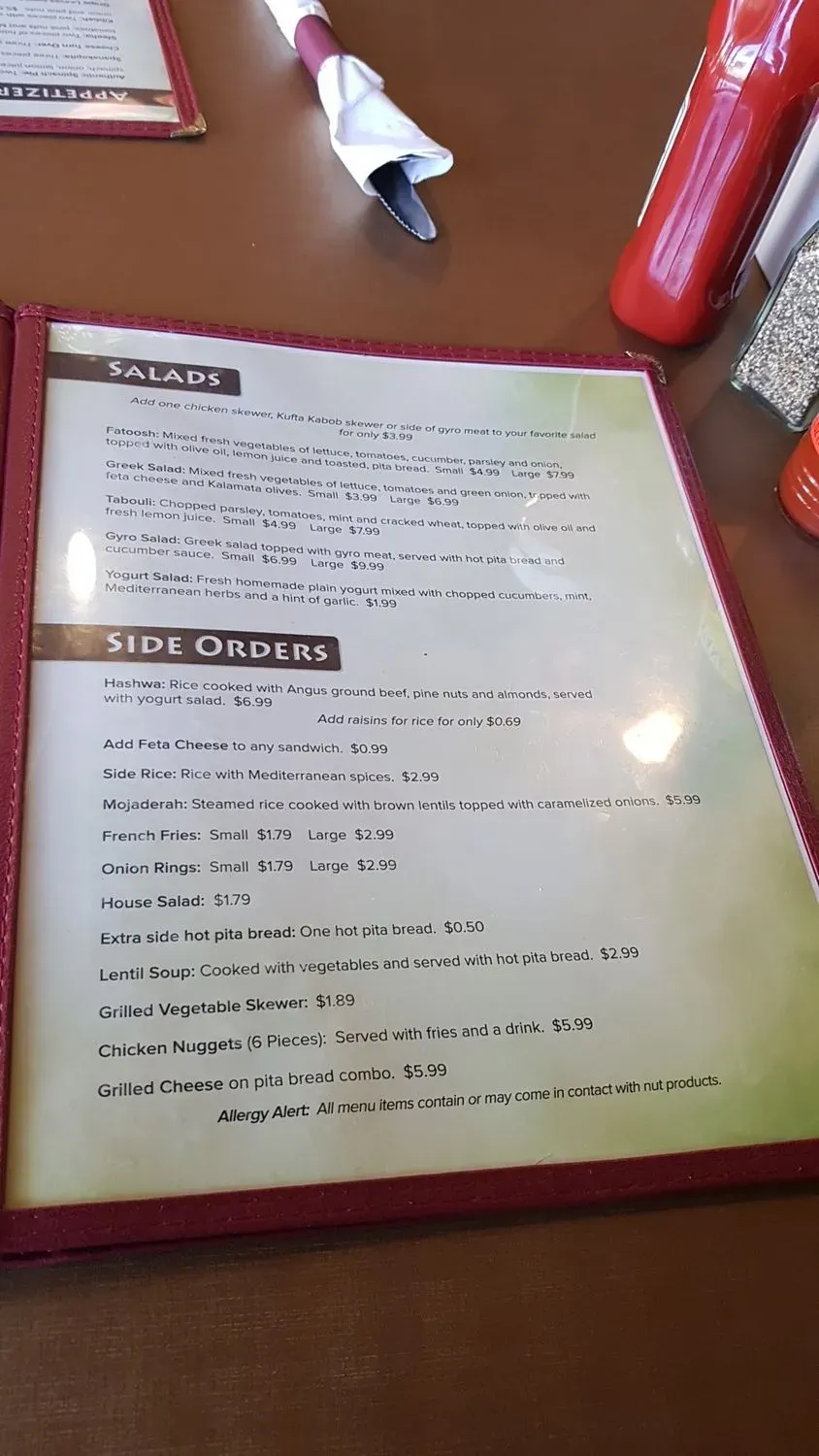 Menu 6