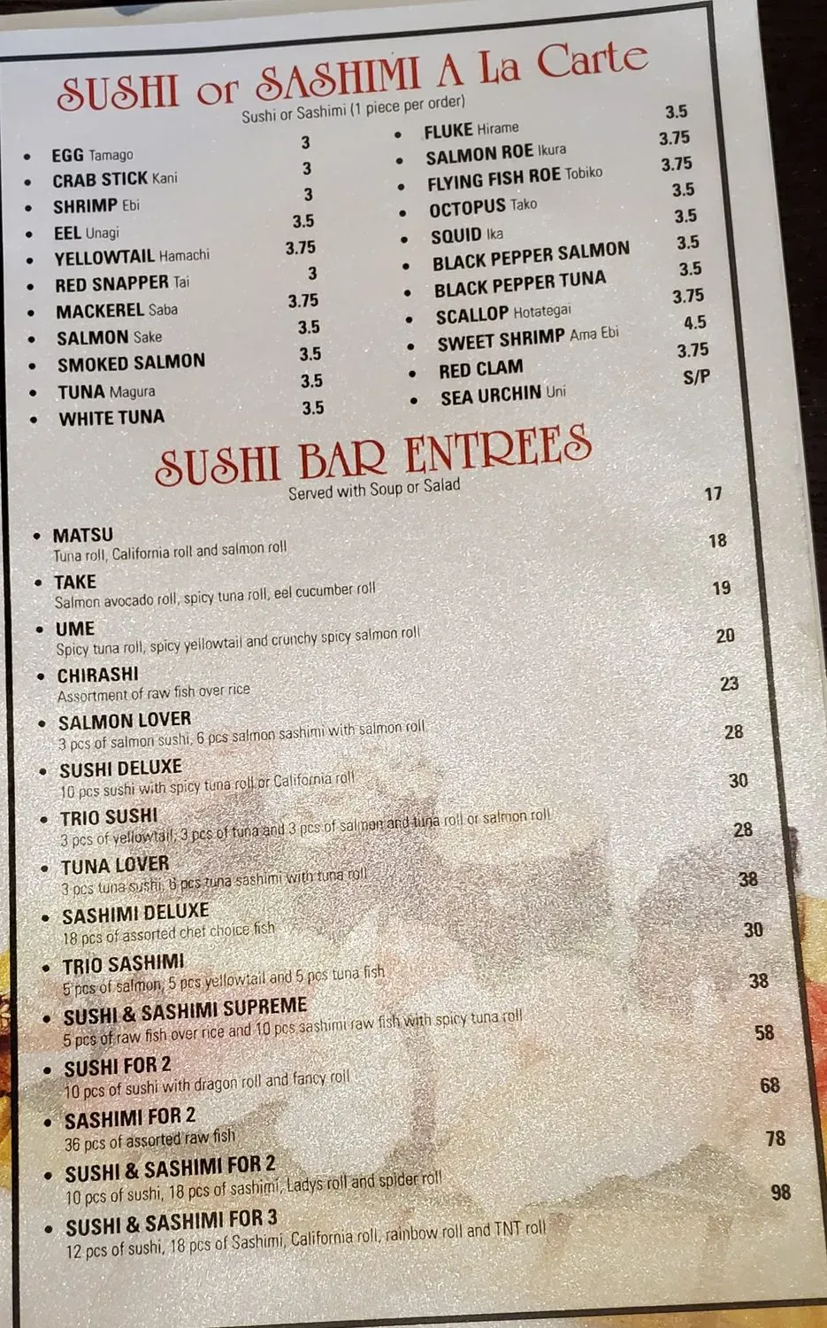 Menu 2