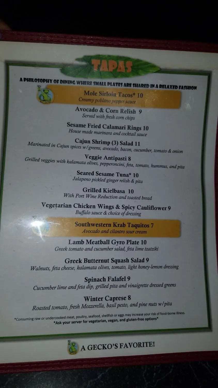 Menu 2