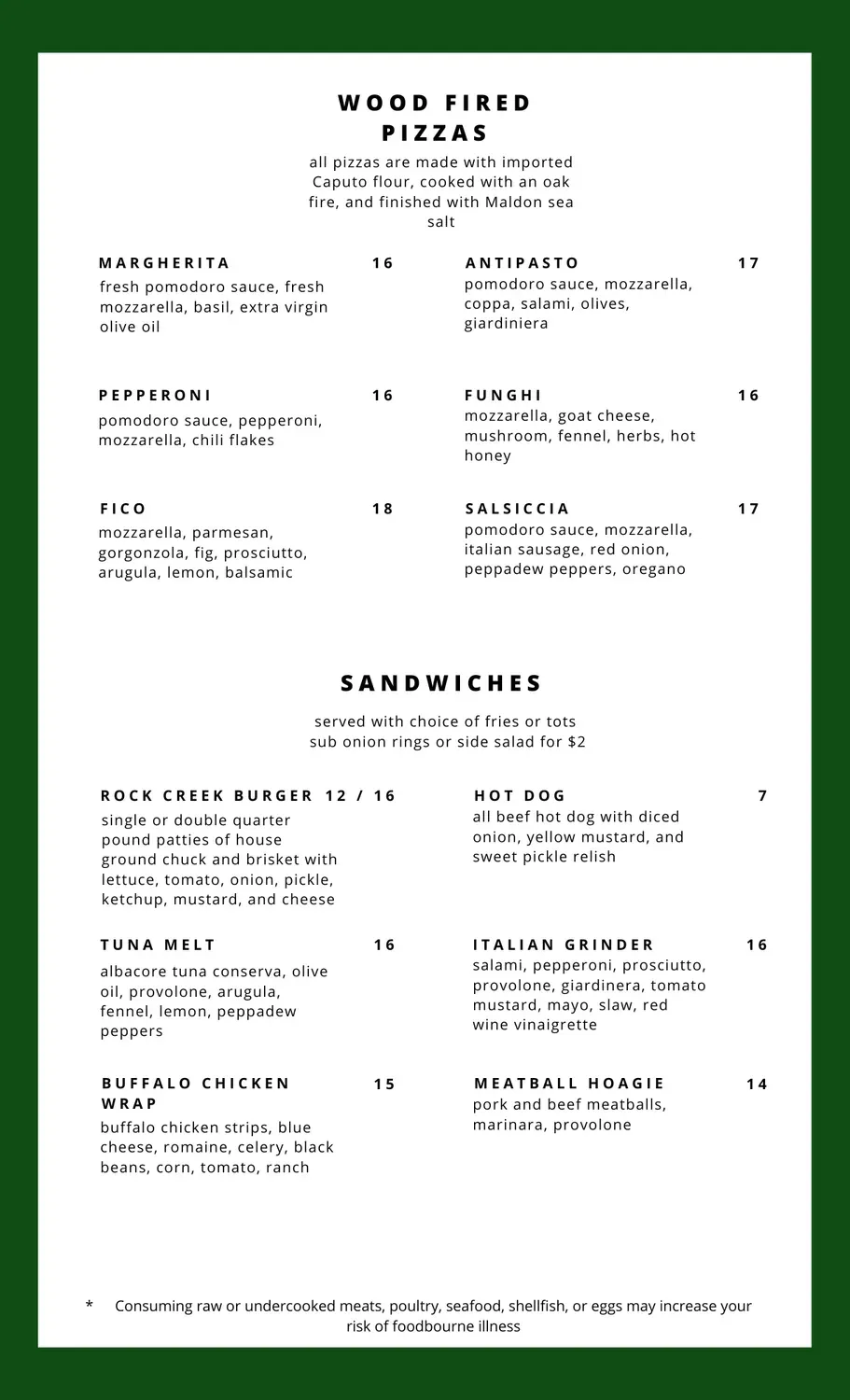 Menu 2