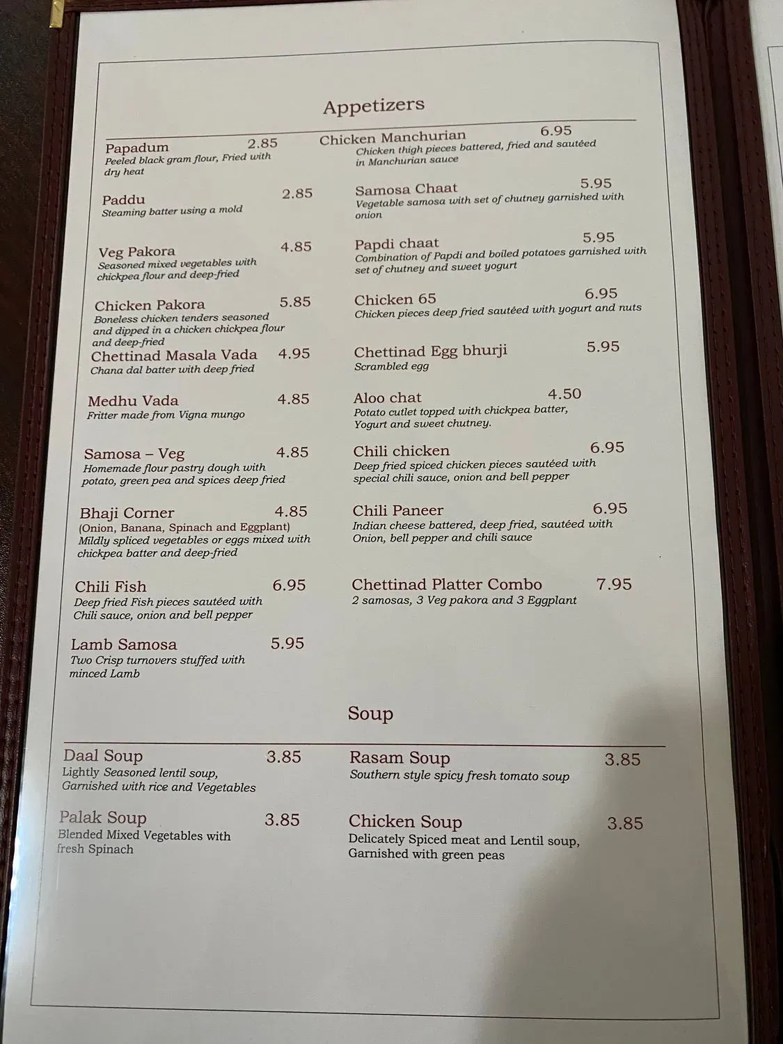 Menu 4