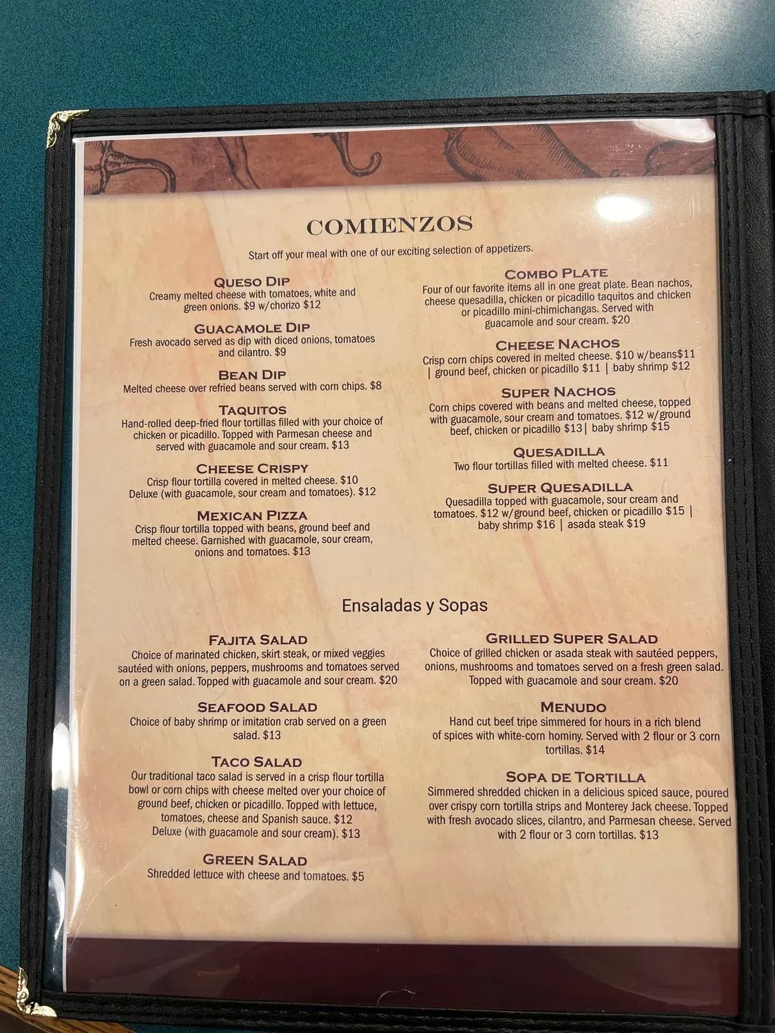 Menu 5