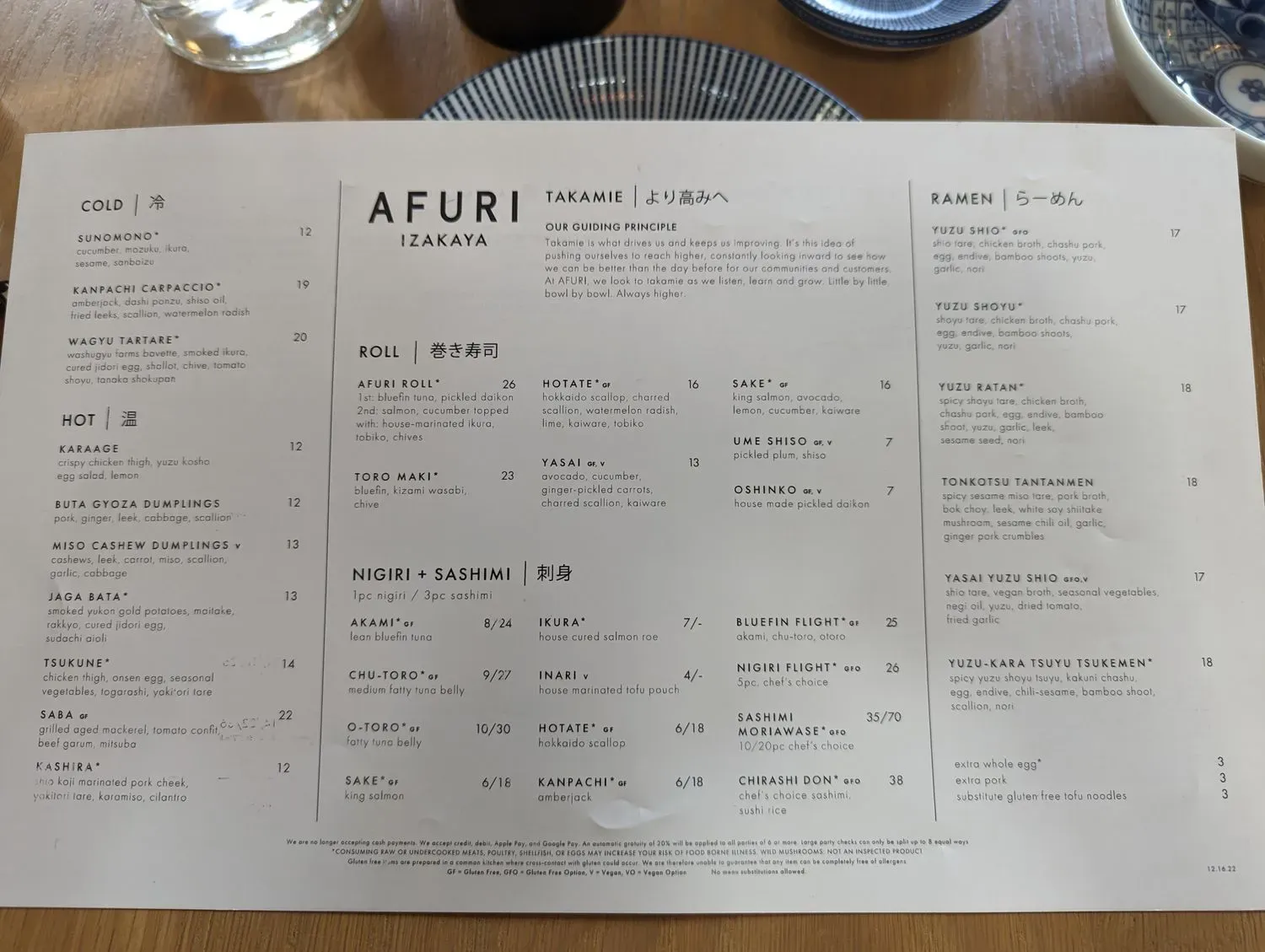 Menu 5