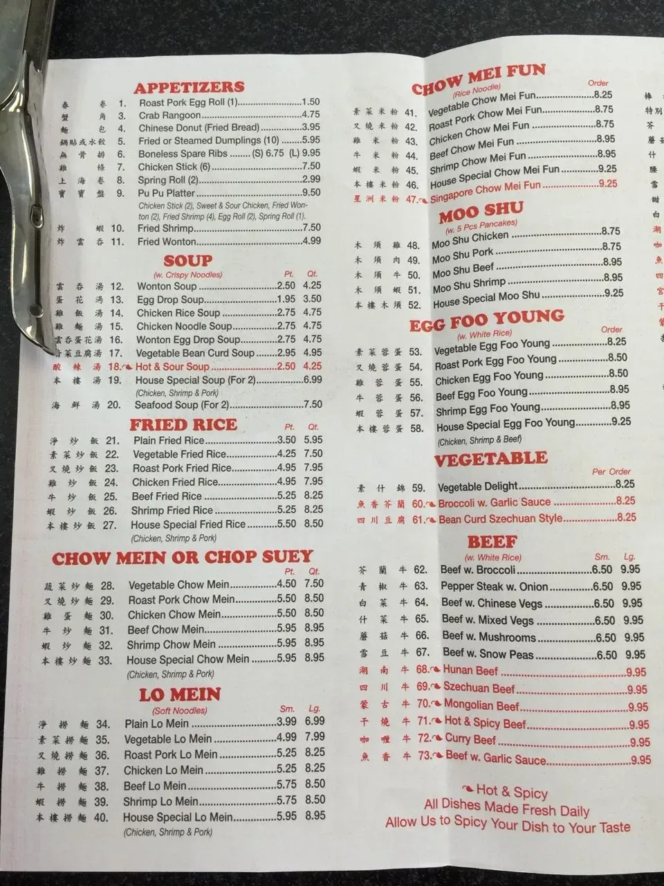 Menu 6