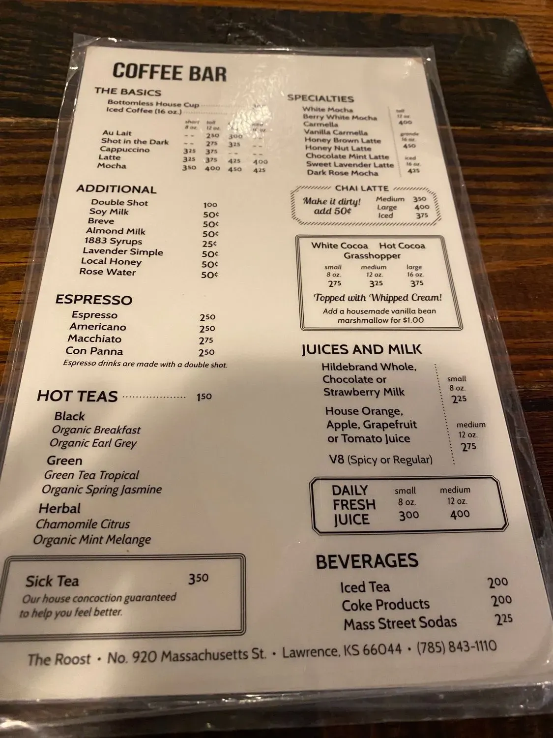 Menu 6