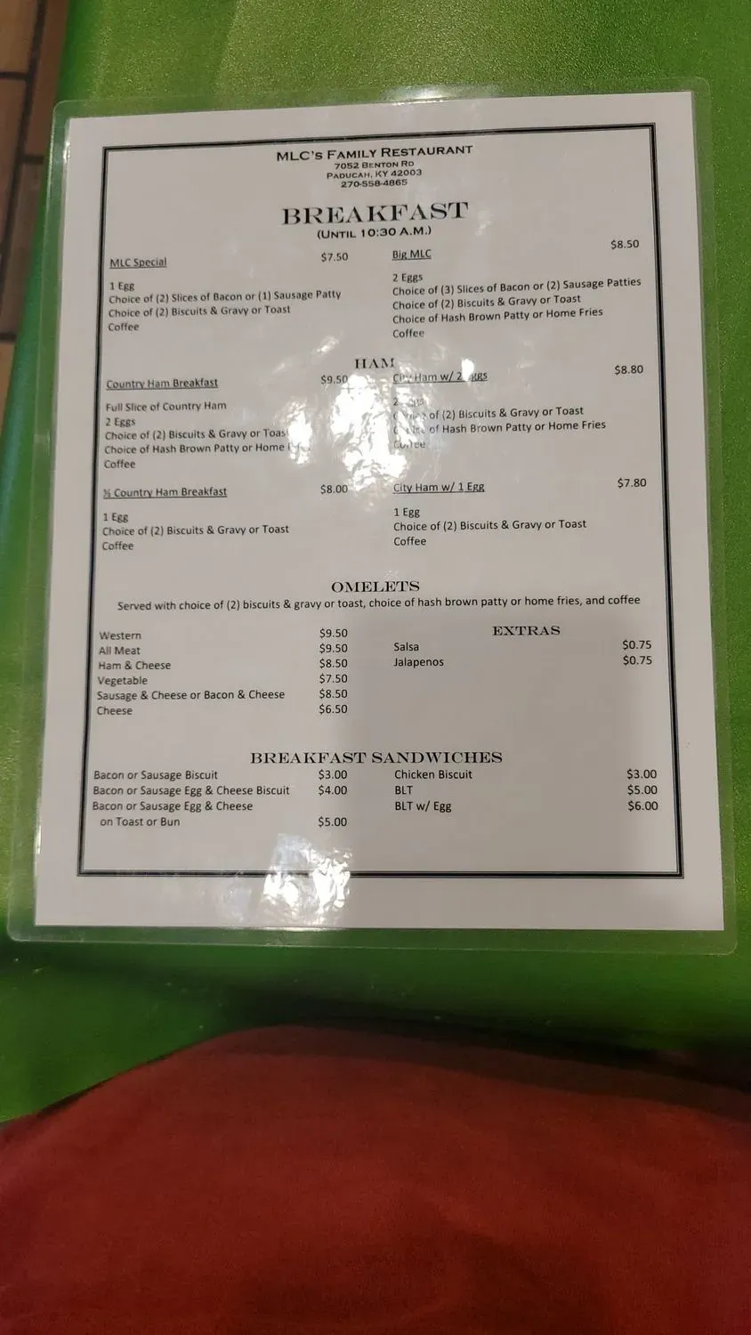 Menu 5