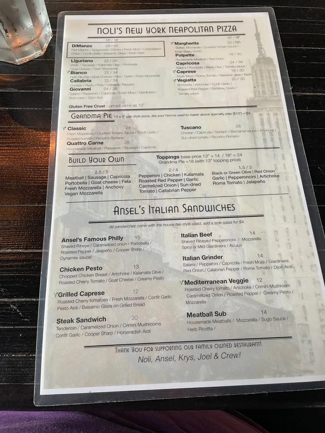 Menu 2