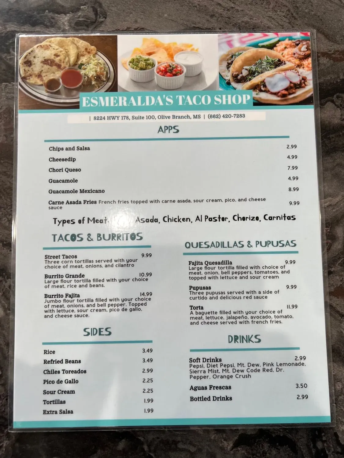 Menu 3