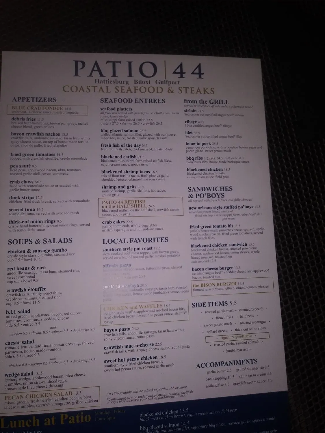 Menu 5