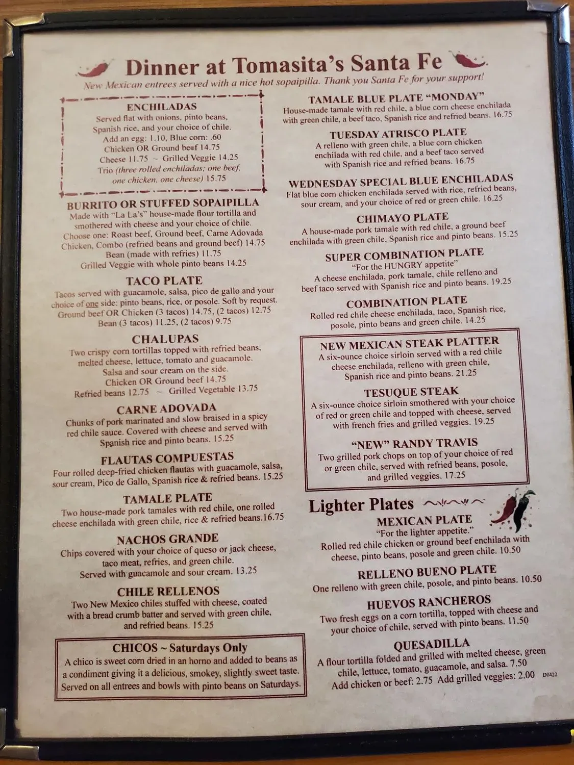 Menu 4